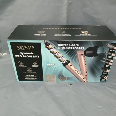 BOXED REVAMP DYNAMIC RADIANCE PRO BLOW DRY 7 IN 1 IONIC AIRSTYLER