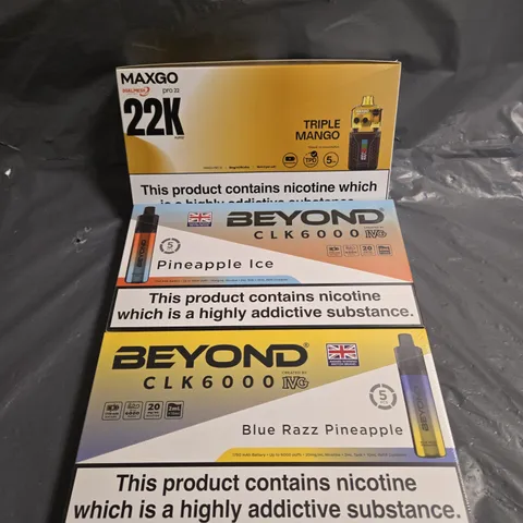 3 X MULTIPACK OF ASSORTED VAPES