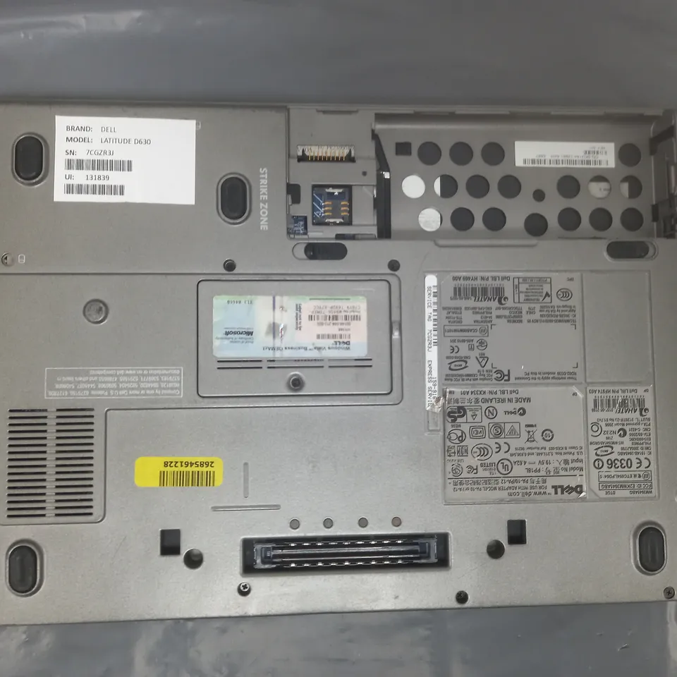 DELL LATITUDE D630 14 INCH	CORE 2 DUO T7100 1.80GHZ
