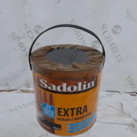 SADOLIN EXTRA DURABLE WOODSTAIN 2.5L EBONY - collection only