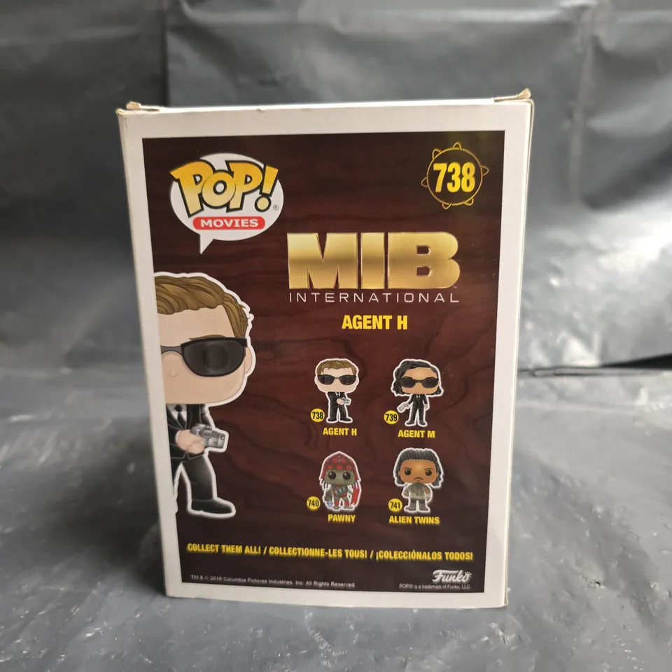 FUNKO POP! AGENT H (MEN IN BLACK: INTERNATIONAL) VINYL FIGURE – BOXED