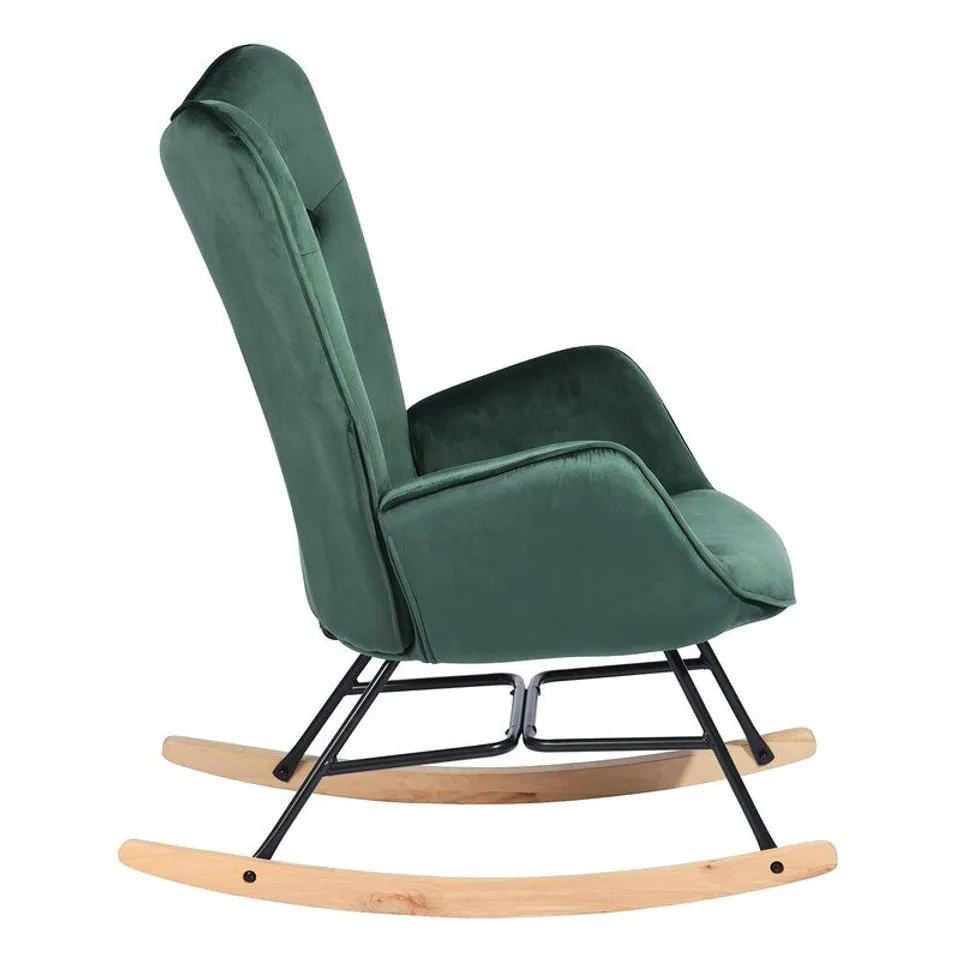 BOXED ELVIS ROCKING CHAIR - GREEN 