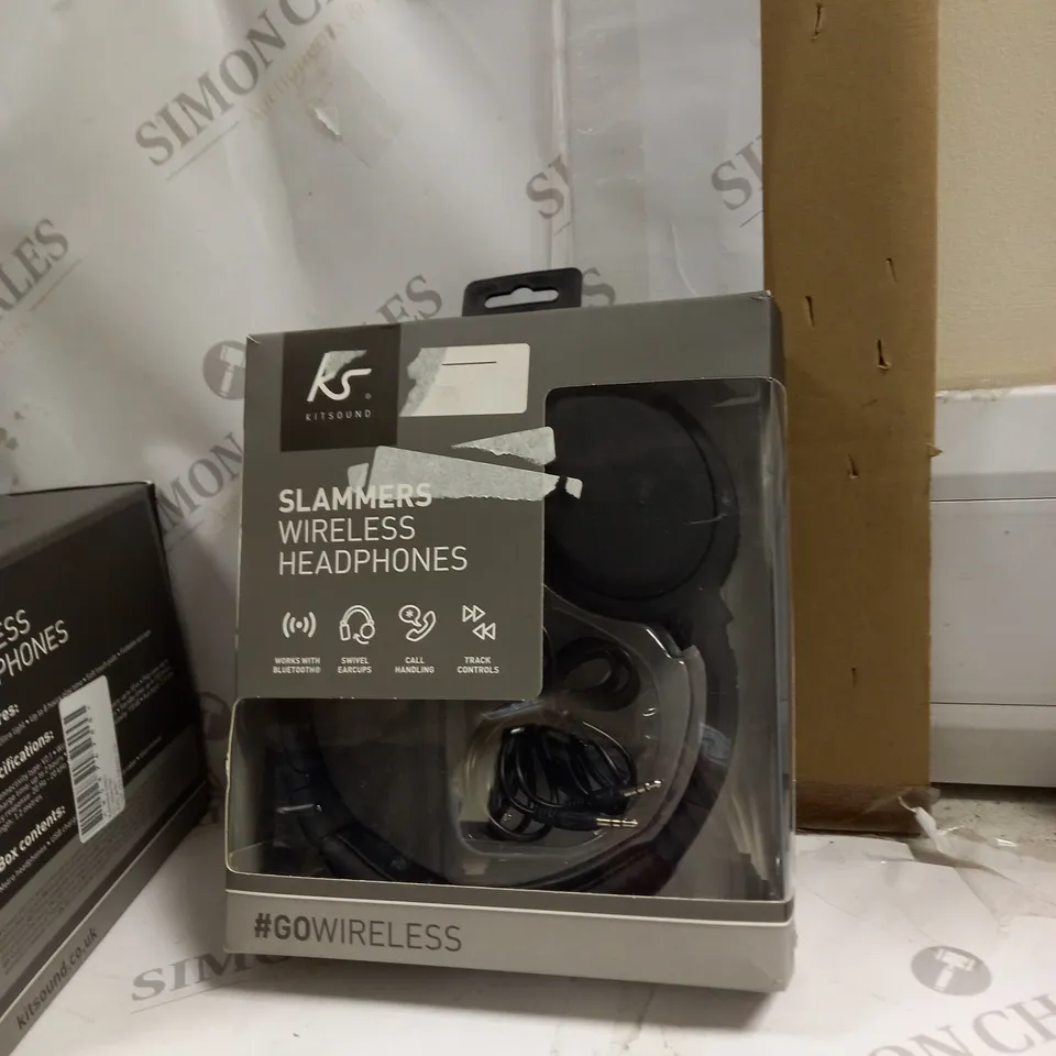 BOXED KITSOUND SLAMMERS WIRELESS HEADPHONES 