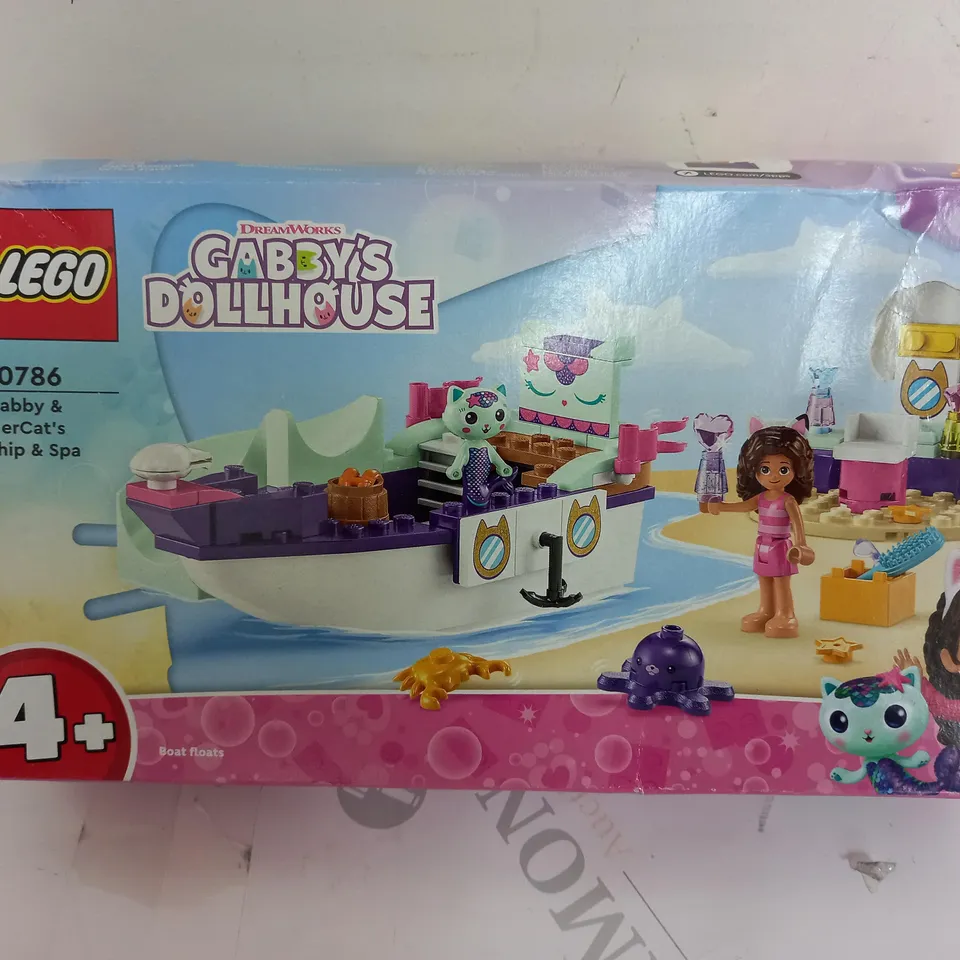 LEGO GABBYS DOLLHOUSE GABBY & MERCATS SHIP & SPA - 10786 RRP £18.99