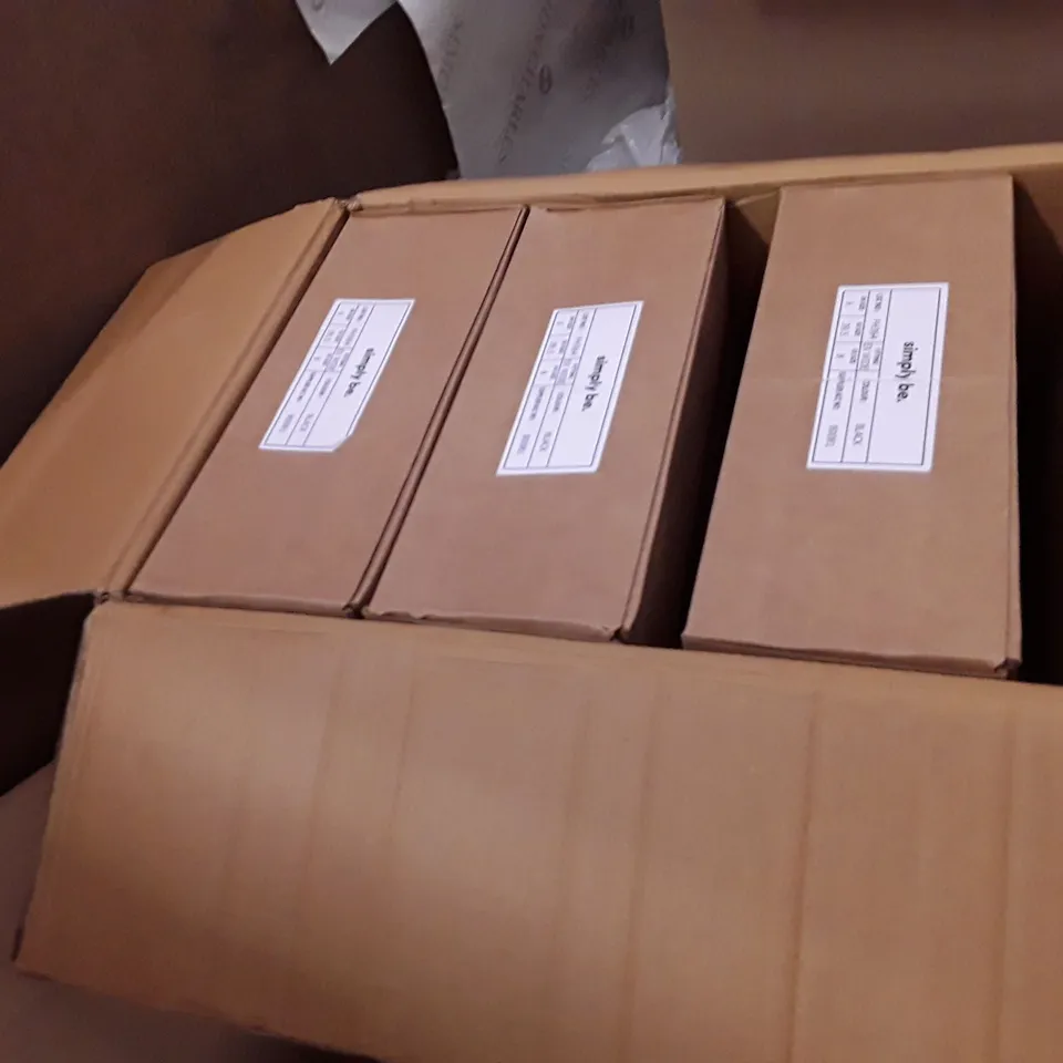 BOXED BRAND NEW SIMPLY BE BREENER EX WIDE BOOTS SIZE 6 BLACK COLOUR APPROXIMATELY 4 PAIRS