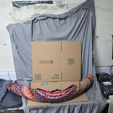 ROUND PATCHWORK RUG – 150 CM DIAMETER