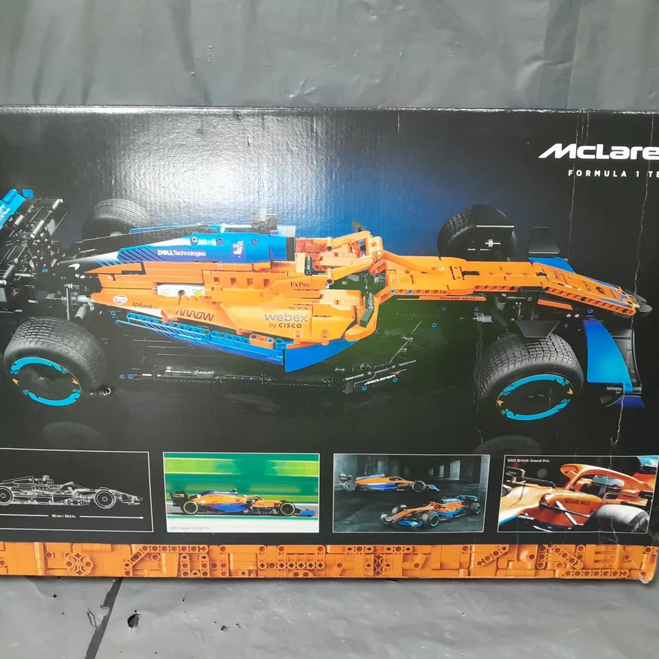 BOXED LEGO TECHNIC MCLAREN FORMULA 1 RACE CAR 2022 (42141)