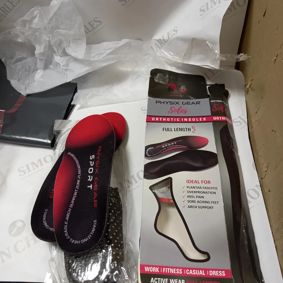 PHYSIX GEAR SOLES ORTHOTIC INSOLES FULL LENGTH