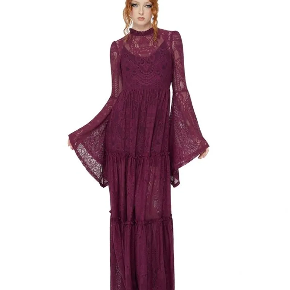 FOUR BRAND NEW KILLSTAR - HECATE - PLUM WOMEN'S DRESS SIZE MAY VARY
