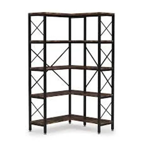 BOXED METAL CORNER BOOKCASE