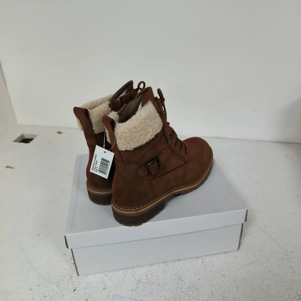 SHOES BY EMMA AUBREY CAMEL BOOTS – UK SIZE 6