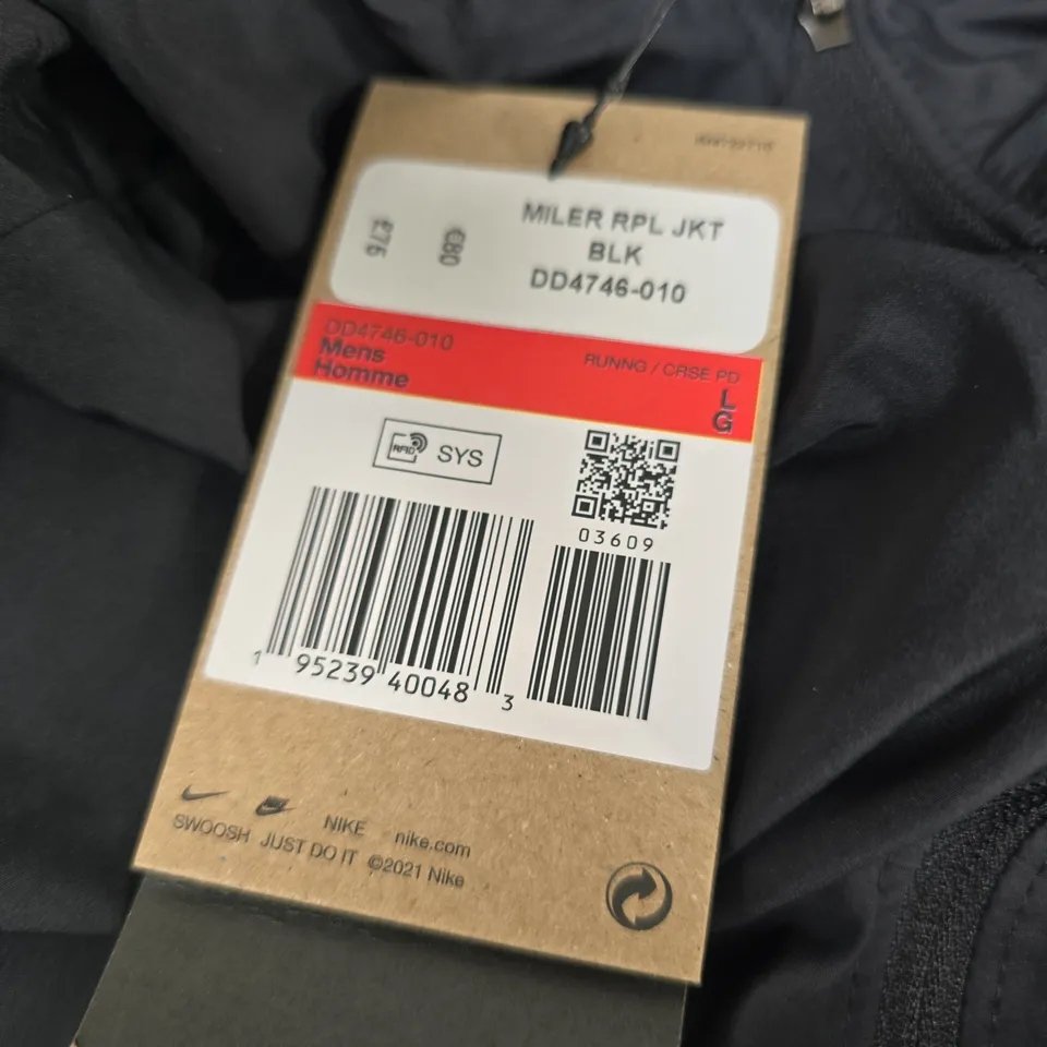 NIKE MILER RPL JACKET – BLACK – MEN'S