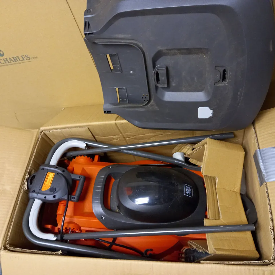 FLYMO EASISTORE 340R LI CORDLESS ROTARY LAWNMOWER