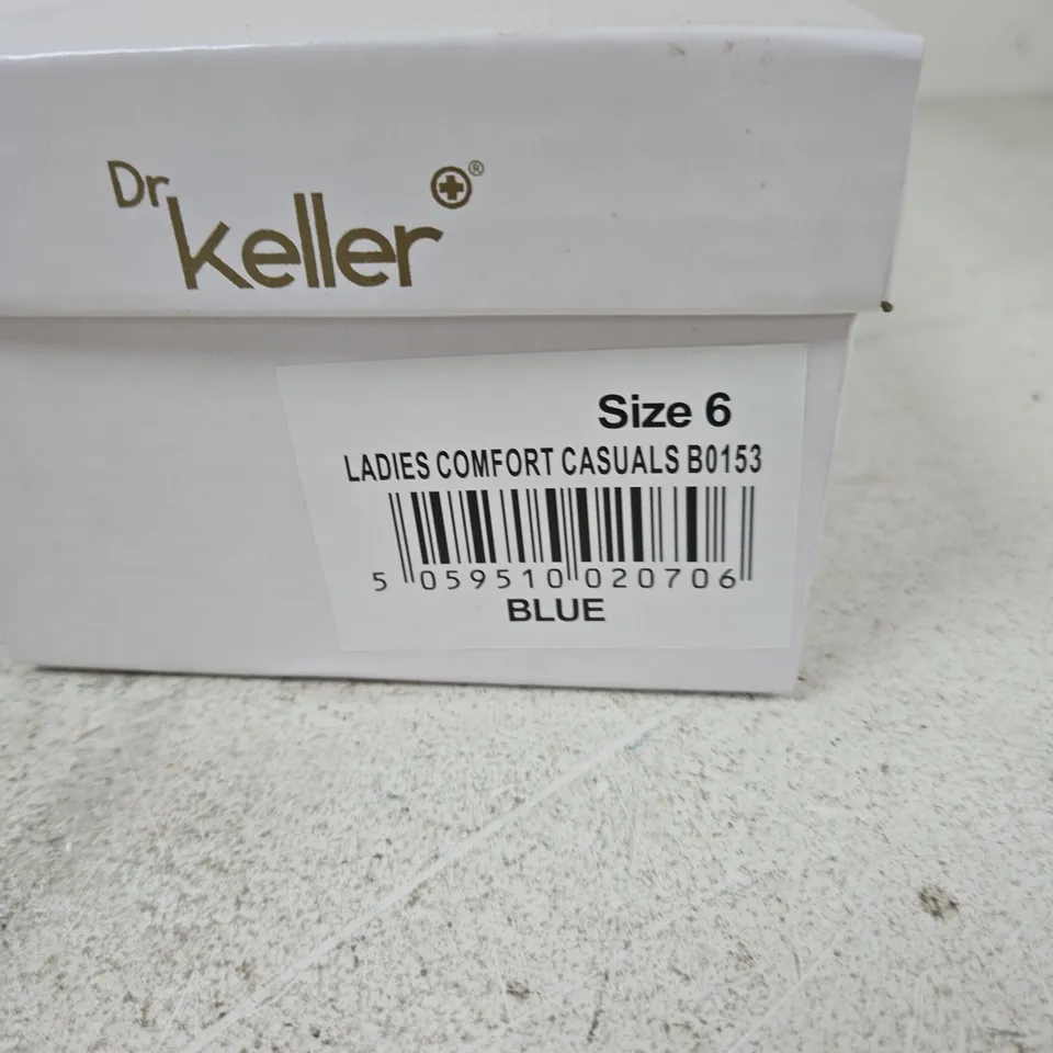 DR KELLER LADIES COMFORT CASUALS B0153 – UK 6, BLUE
