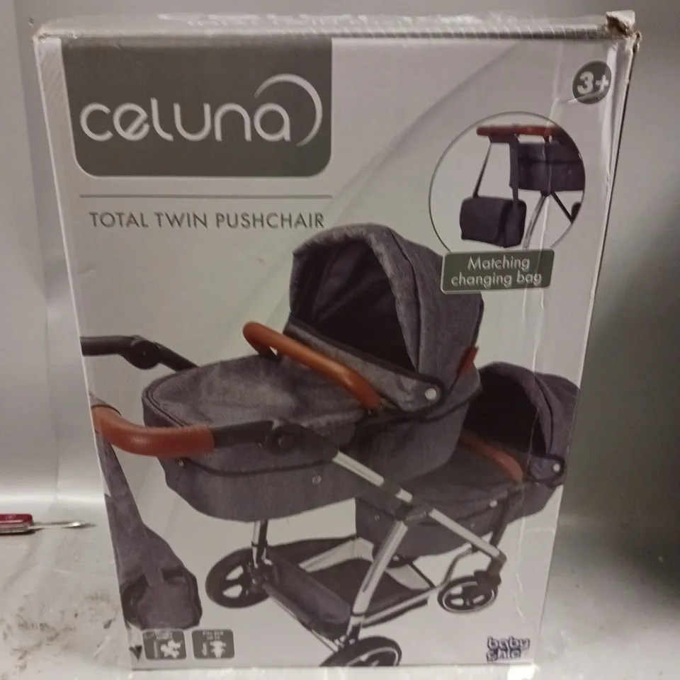 CELUNA TWIN DOLL PUSHCHAIR RRP £129.99