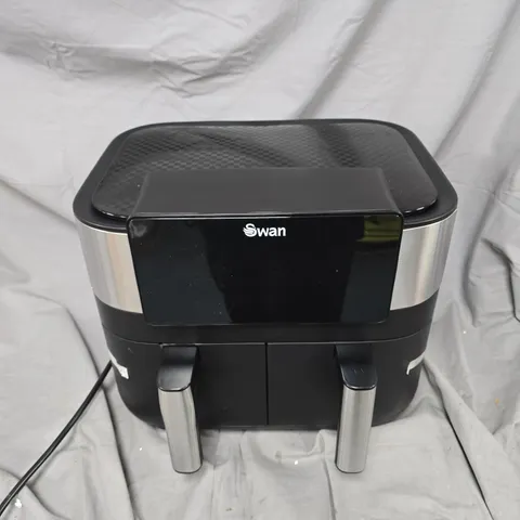 SWAN 7.6L DUAL AIR FRYER IN BLACK