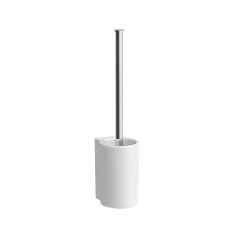 BOXED LAUFEN VAL CERAMIC WC TOILET BRUSH HOLDER, INCL. TOILET BRUSH