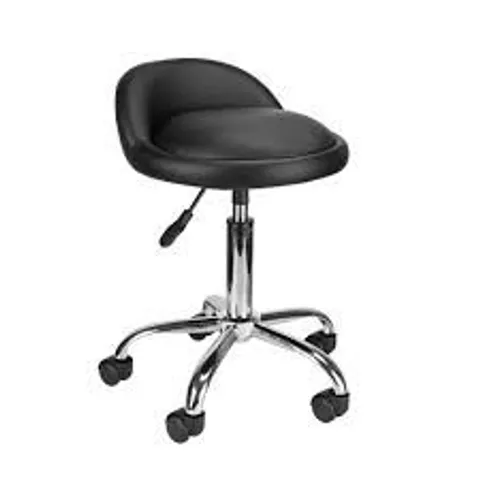 DISPLAY4TOP BLACK ADJUSTABLE SWIVEL STOOL