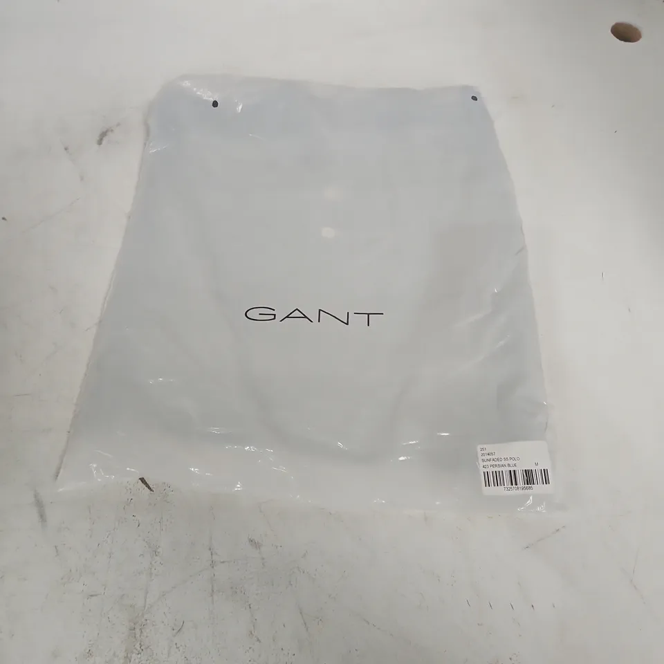 GANT SUNFADED SS POLO SHIRT – PERSIAN BLUE, M
