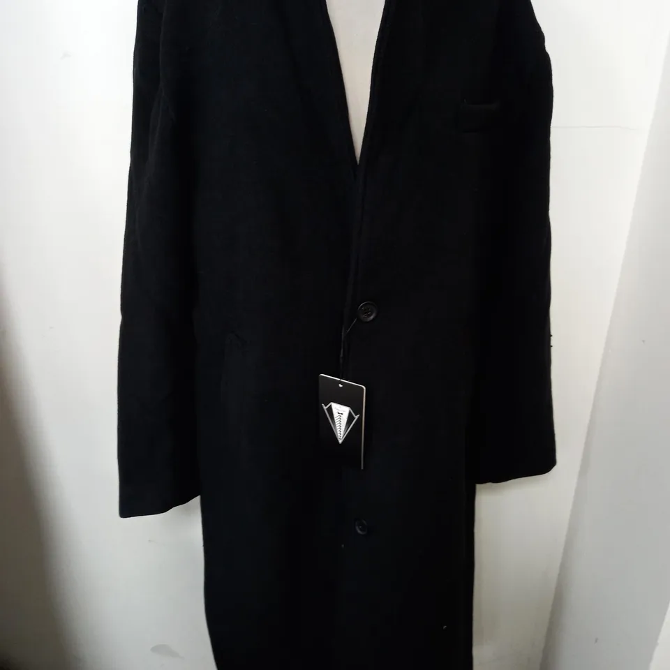 THE PLATINUM TAILOR LONGLINE BUTTON FRONT COAT - 42