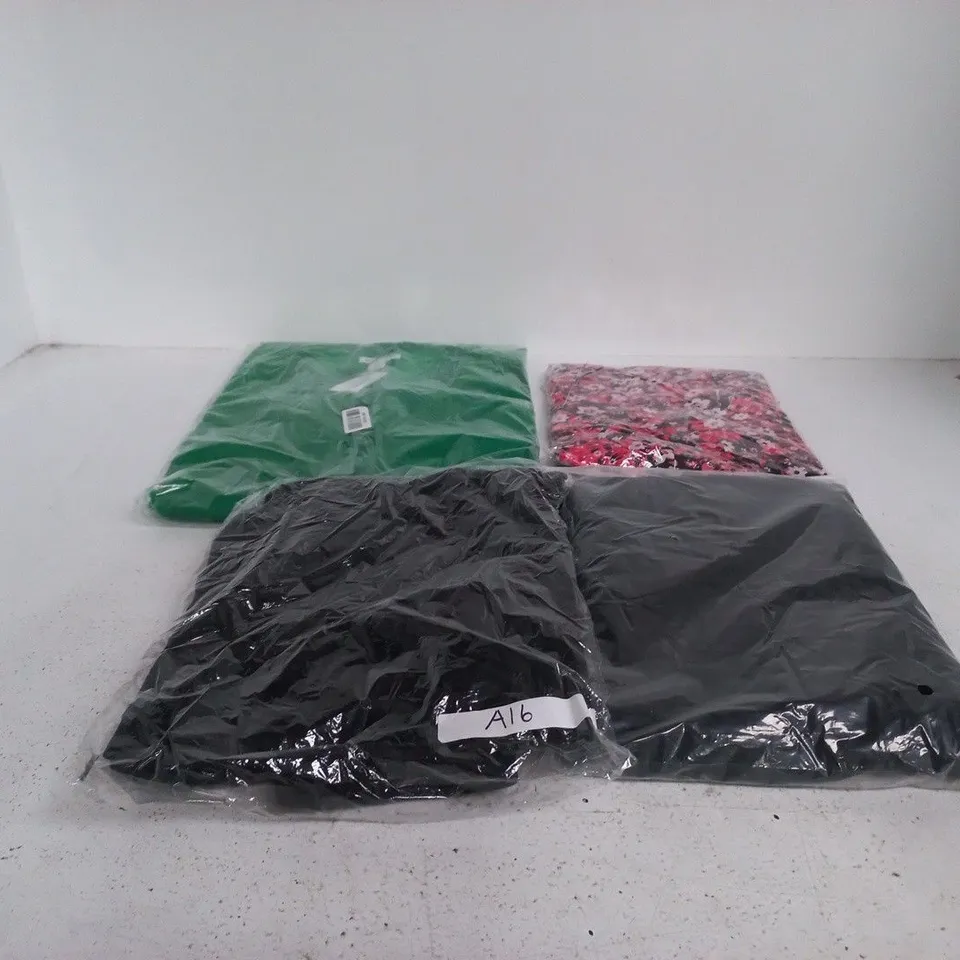 BOX OF APPROXIMATELY 30 ASSORTED CLOTHING ITEMS OF VARIOUS SIZES AND STYLES