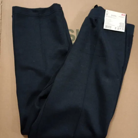 UNIQLO WOMENS DRY SWEAT TROUSERS IN NAVY - XS