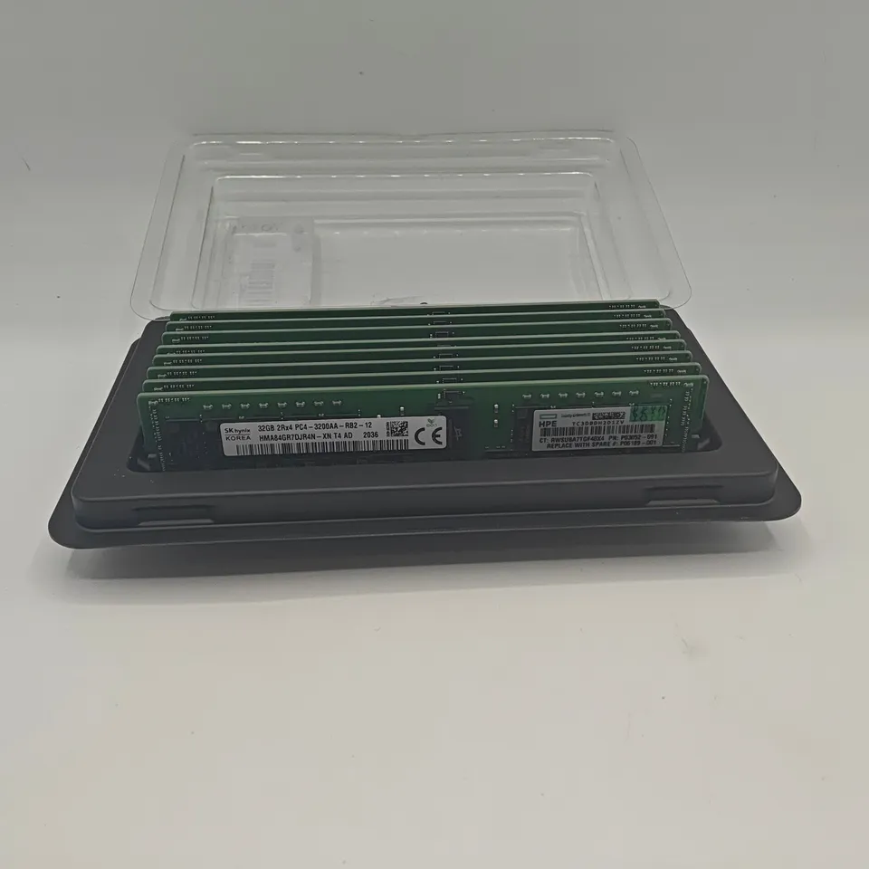 SET OF 8 SK HYNIX 32GB 2RX4 PC4 3200AA RAM STICKS