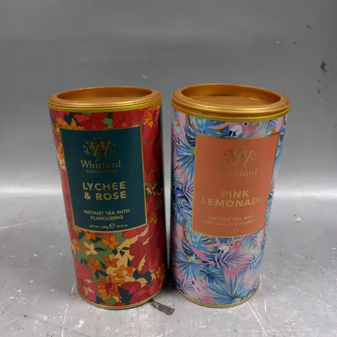 2 X SEALED WHITTARD INSTANT TEA TO INCLUDE PINK LEMONADE & LYCHEE ROSE 