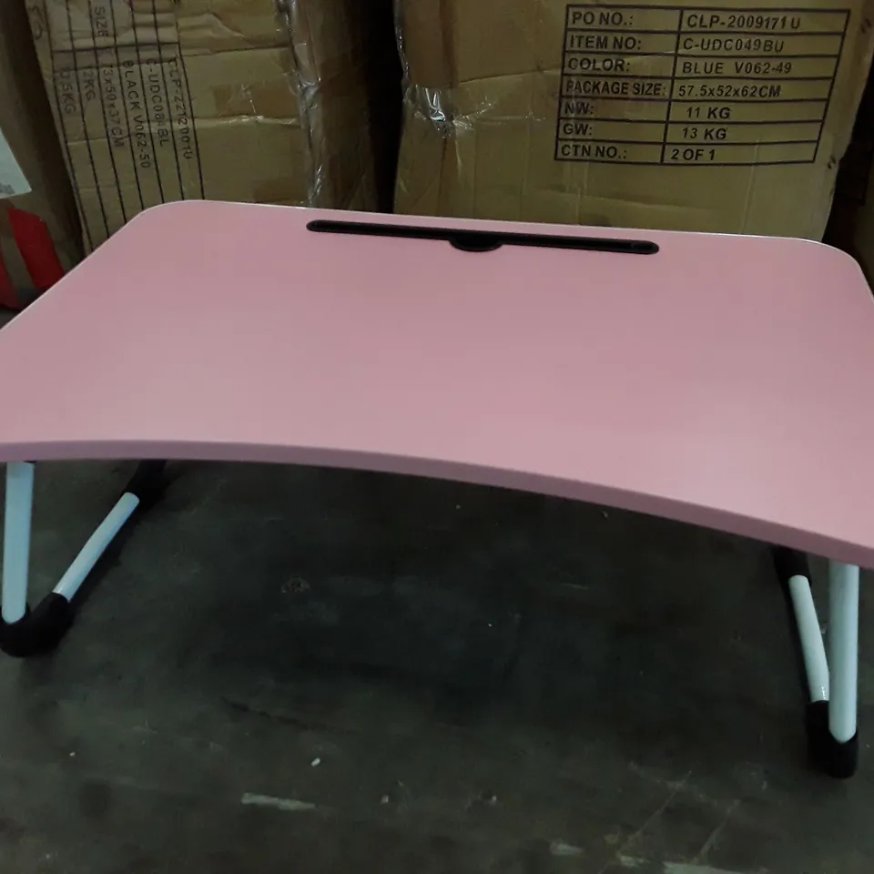 BOXED LAPTOP DESK - PINK