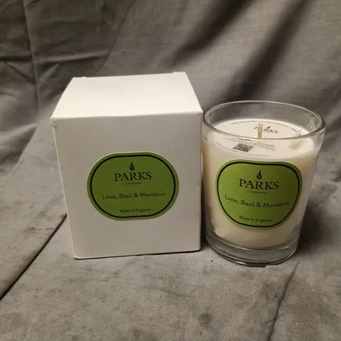 BOXED PARKS LONDON LIME, BASIL & MANDARIN CANDLE