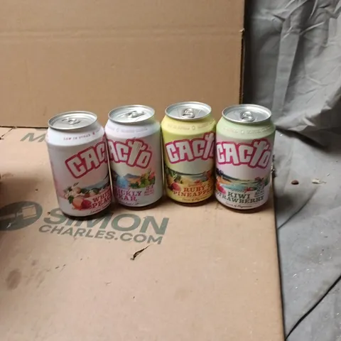 24X CACTO SPARKLING DRINK 330ML ASSORTED FLAVORS 