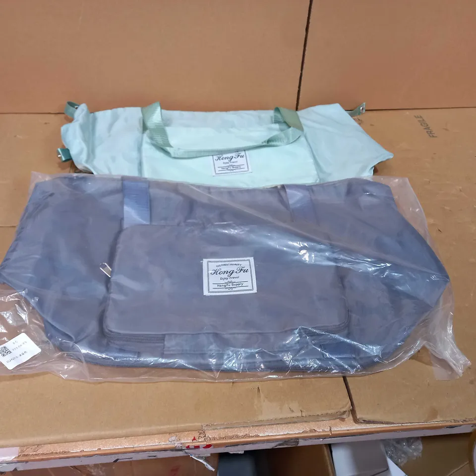 2 ASSORTED TRAVEL BAGS