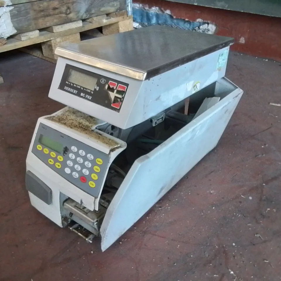 HERBERT BC-702 DIGITAL SCALE WITH RECEIPT PRINTER