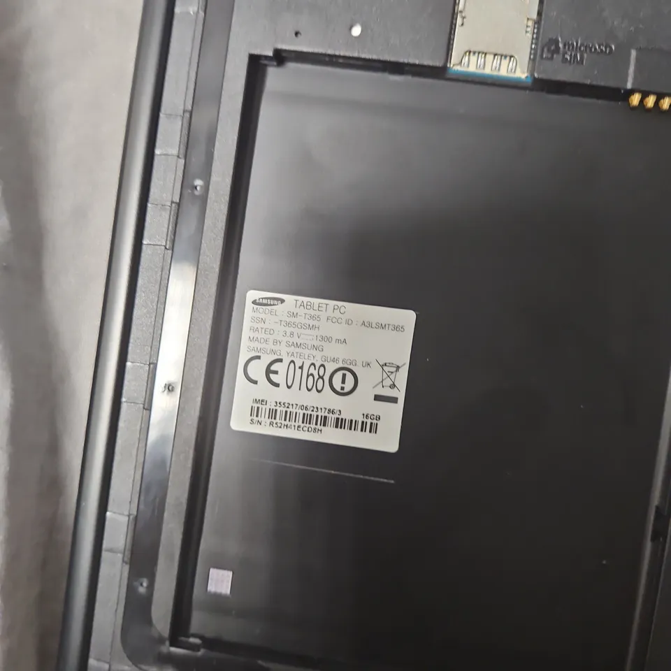 SAMSUNG GALAXY TABLET PC SM-T365 – BLACK RUGGED CASE