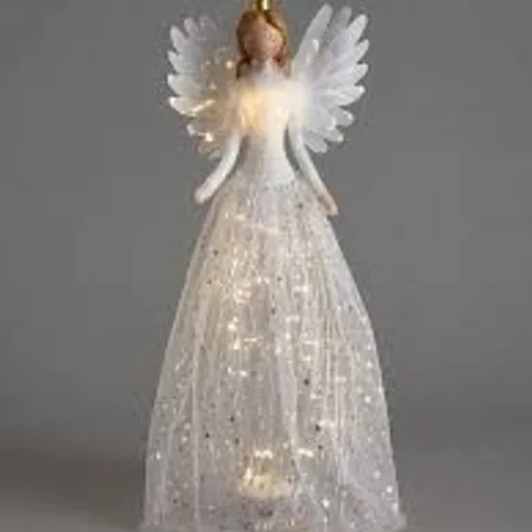 BOXED 50CM BATTERY OPERATED WHITE ANGEL (1 BOX)