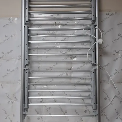 BOXED OUTLET ORGANISED OPTIONS 3 TIER HEATED AIRER WITH 21M DRYING SPACE - COLLECTION ONLY