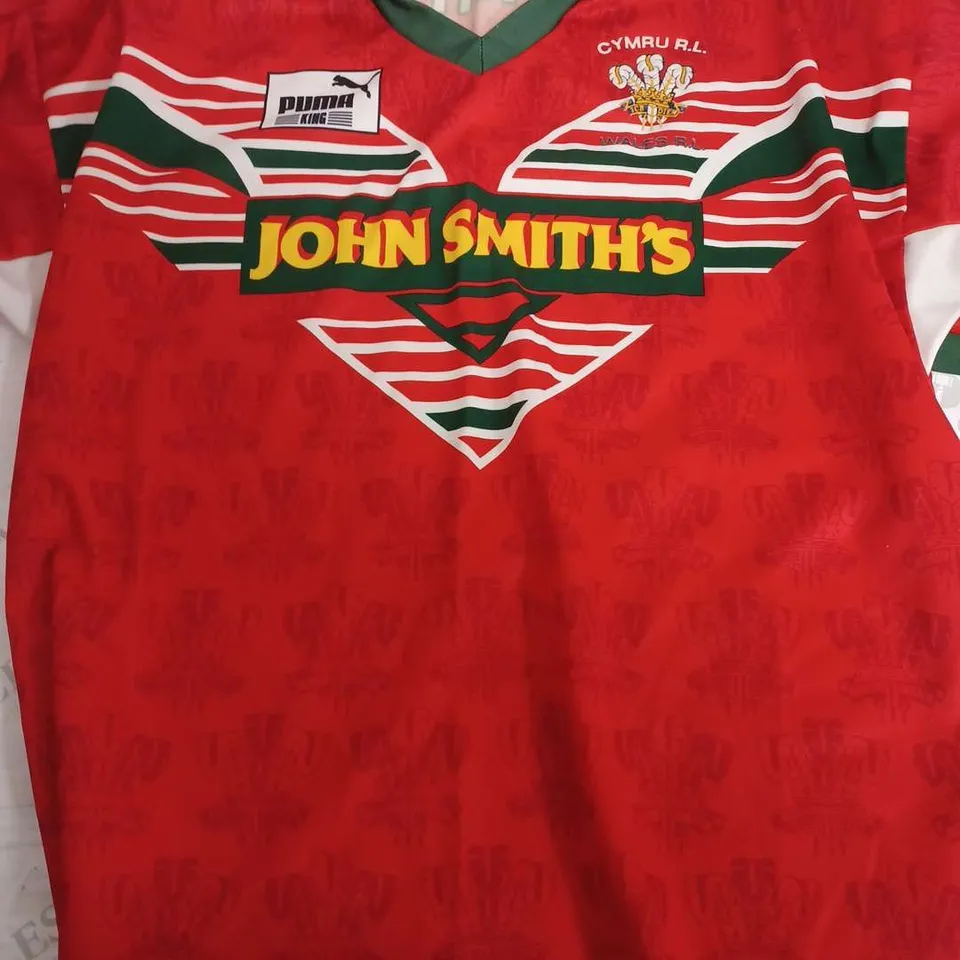 PUMA WALES RUGBY CYMRU JERSEY - XXL