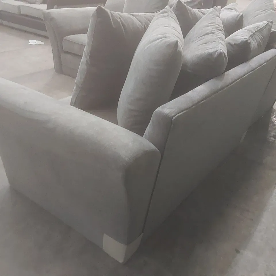 DESIGNER DURY FABRIC UPHOLSTERED CORNER SOFA 