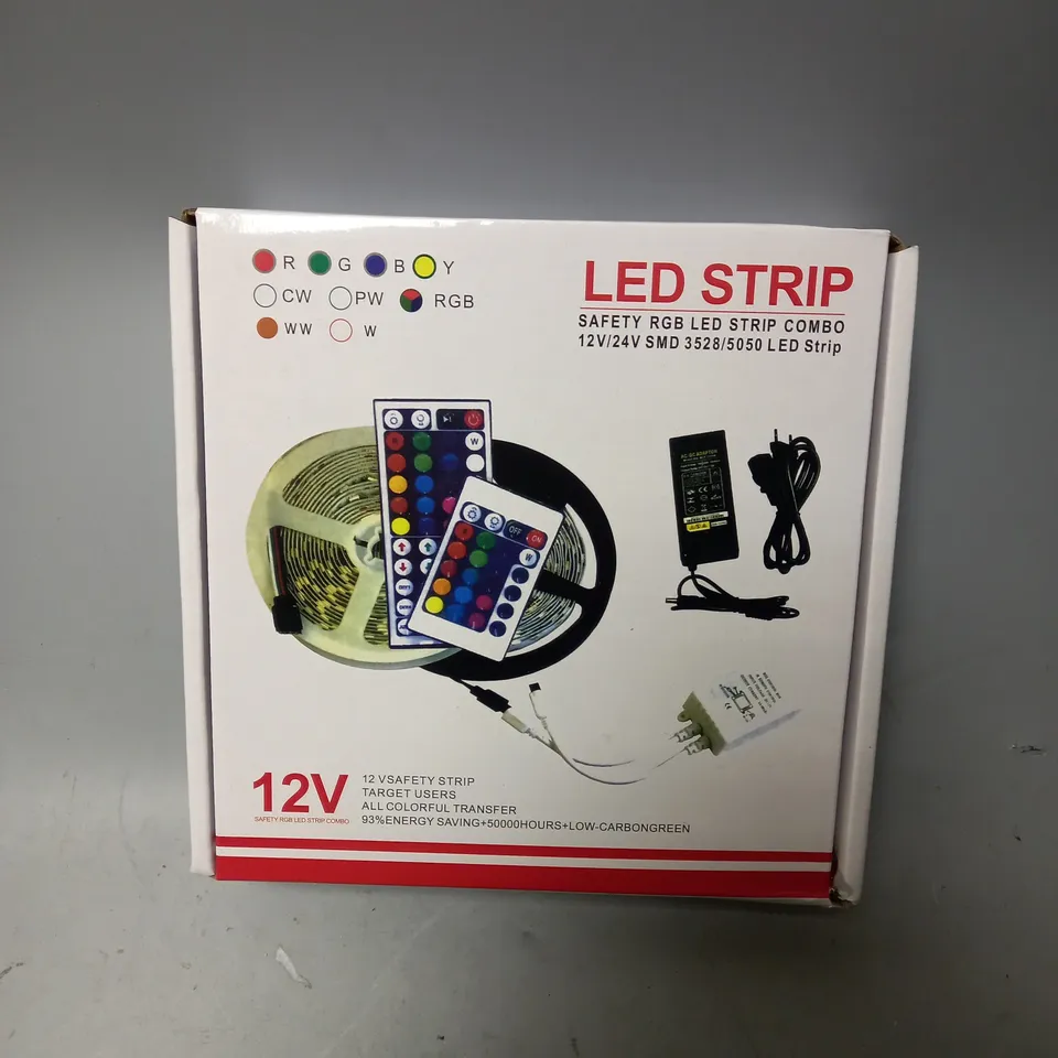 BOXED UNBRANDED LED STRIP SAFETY RGB LED STRIP COMBO 12V - SIZE UNSPECIFIED 