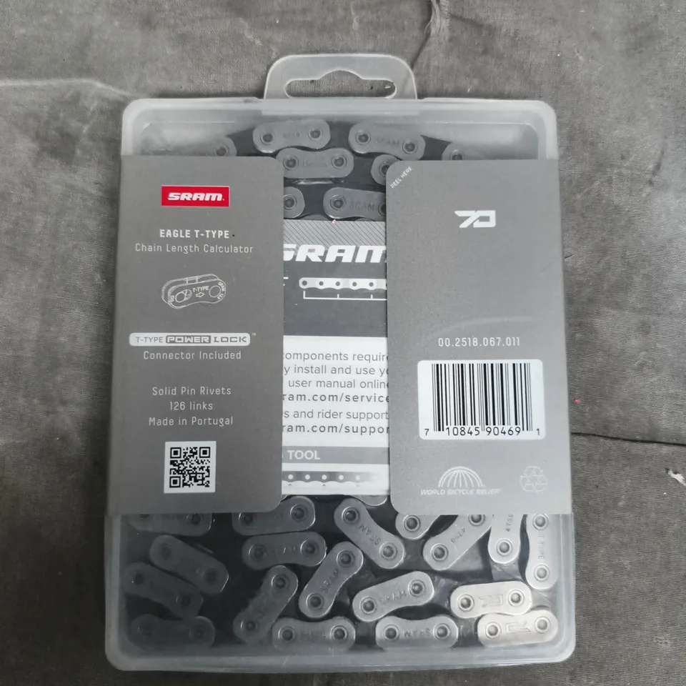 SRAM EAGLE T-TYPE CHAIN LENGTH CALCULATOR KIT WITH CHAIN LINKS