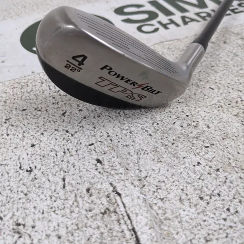 POWERBILT 4 IRON FAIRWAY GOLF CLUB – TOURNEY SERIES, 22° LOFT – USED