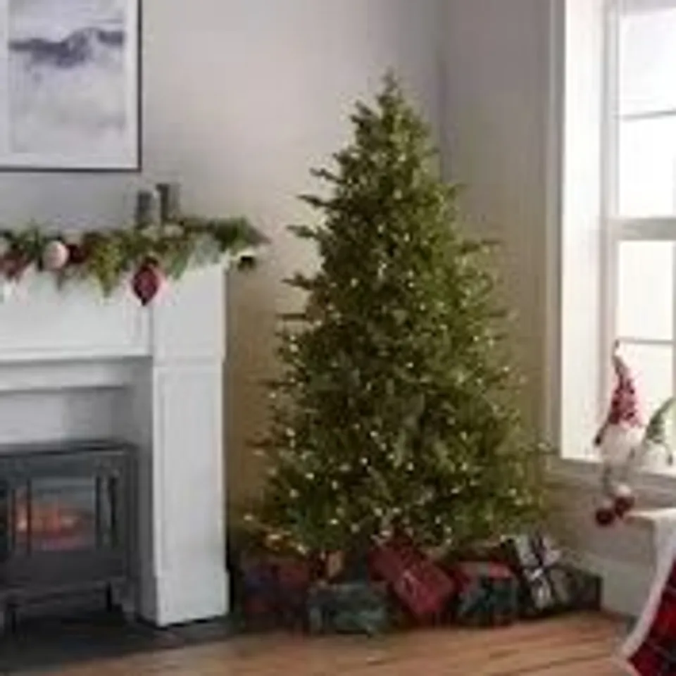BOXED KELLY HOPPEN KENSINGTON FIR CHRISTMAS TREE - 6FT, NATURAL - COLLECTION ONLY