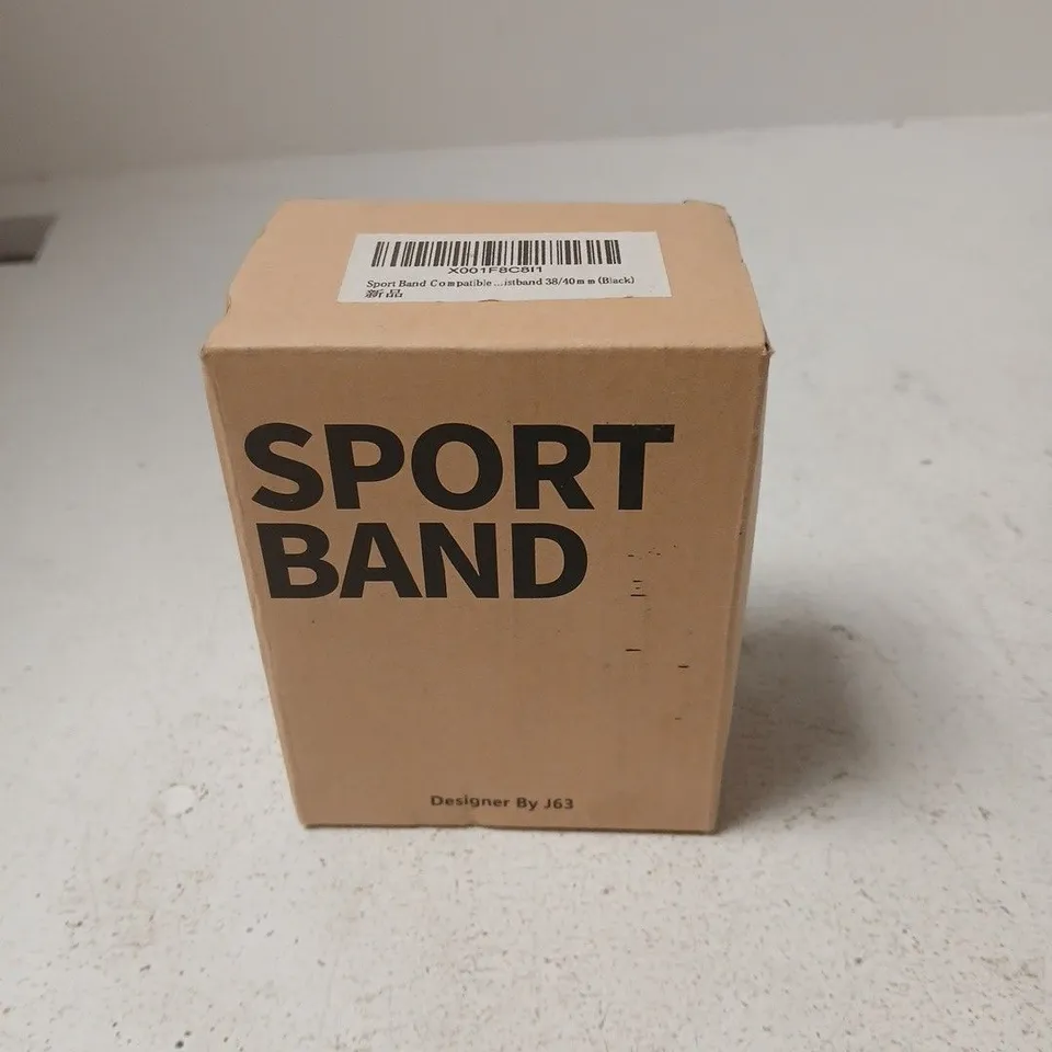 BOX OF APPROXIMATELY 10 ASSORTED ITEMS INCLUDING SPORT BAND AND SMART TV REMOTE CONTROL TRANSMITTER