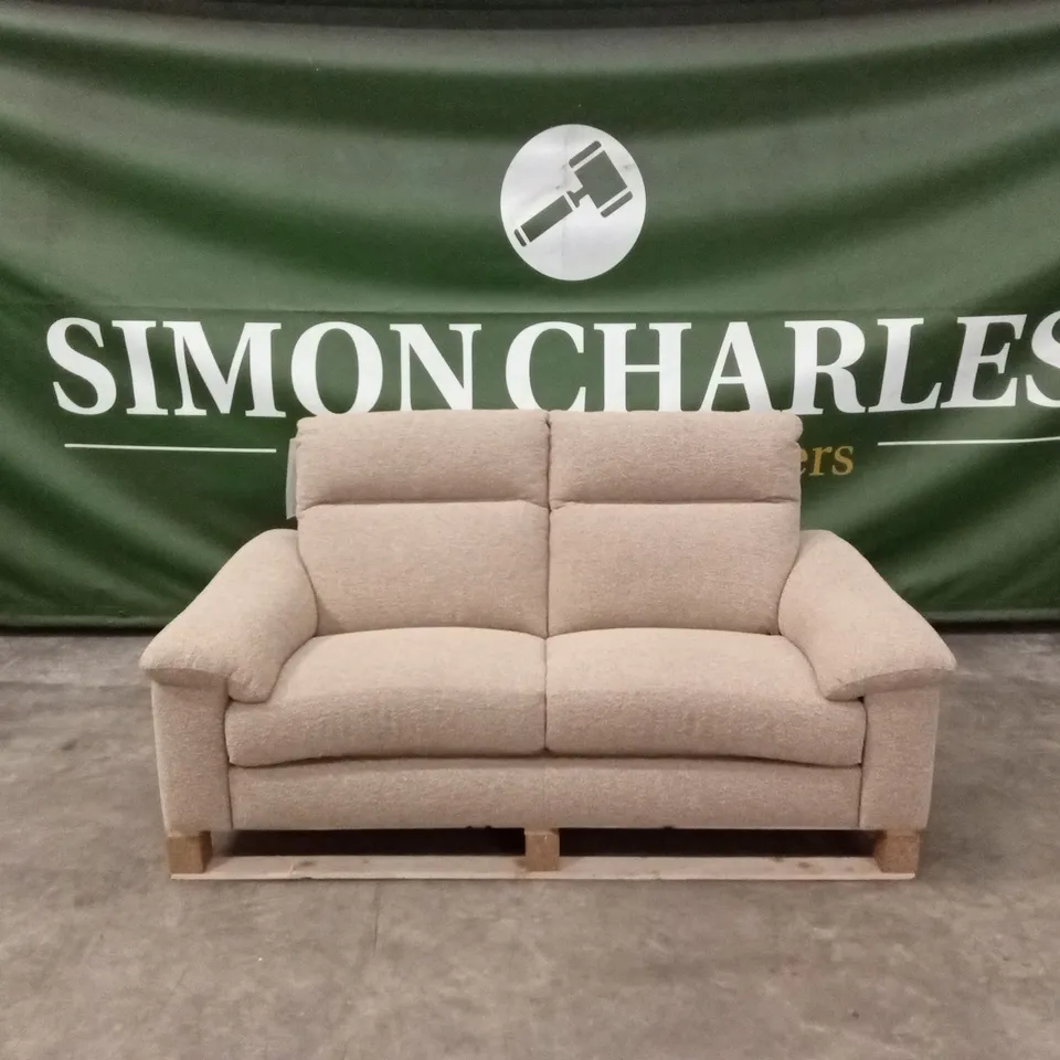 QUALITY DESIGNER ITALIAN MADE OLIVER FABRIC 2 SEATER MAXI SOFA