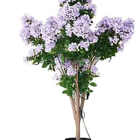 GARDEN REFLECTIONS PRE LIT FAUX CREPE MYRTLE TREE LILAC