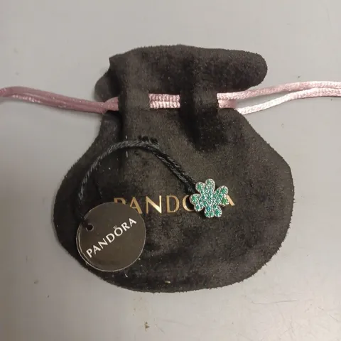 PANDORA FOUR LEAF CLOVER CLIP CHARM