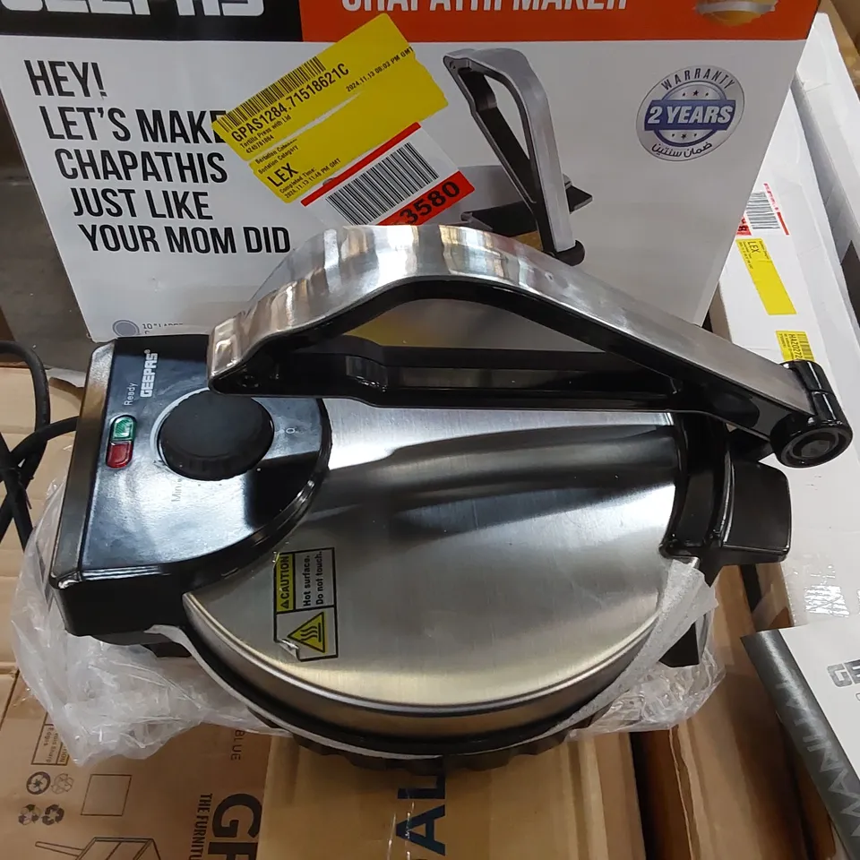 BOXED GEEPAS TORTILLA PRESS WITH LID (1 BOX)