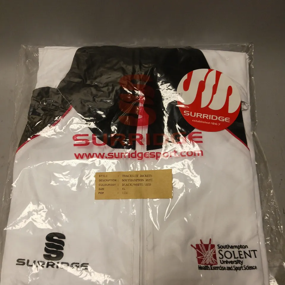 6 X SURRIDGE MENS SOLENT TRACKSUIT JACKET - XL 