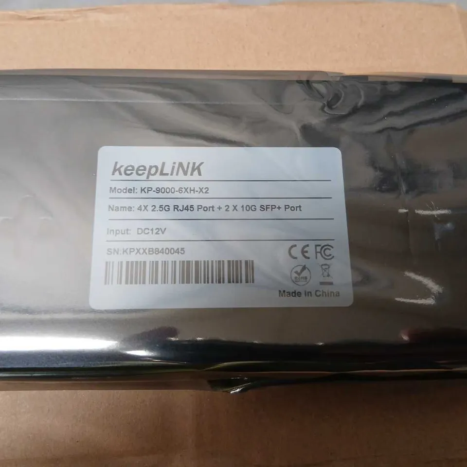 KEEPLINK KP-9000-6XH-X2 NETWORK SWITCH – 4X 2.5G RJ45 + 2X 10G SFP+