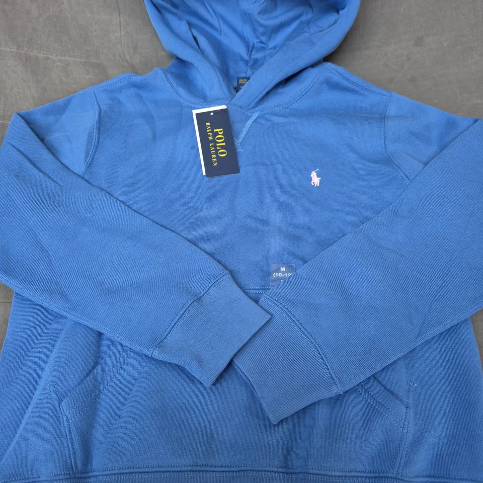 POLO RALPH LAUREN BLUE HOODIE – UK 10-12 (M) -KIDS